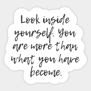 Look Inside Yourself Sticker